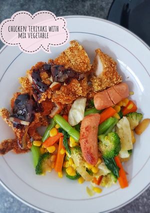 Foto resep Chicken Teriyaki with Mix Vegetable