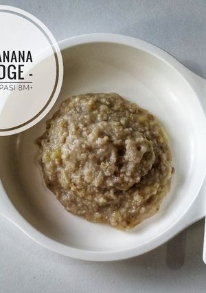 Foto resep Oat Banana Poridge - Snack MPASI 8M+
