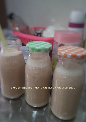 Foto resep Smoothie Kurma dan Kacang Almond (Raw Almond)