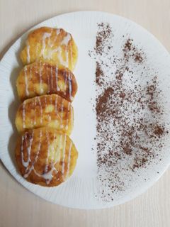 Фото Сырники с кокосовой стружкой.