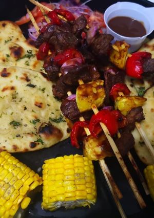 A picture of BEEF MSHAKIKI / BEEF SKEWERS.