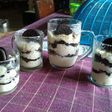 Oreo Cheese Cake in Jar