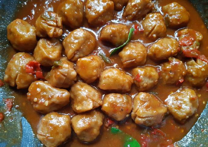 Bakso Mercon Pedas / Pentol Pedas