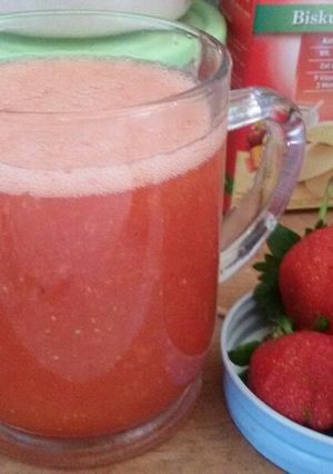 Foto resep Jus Stroberi