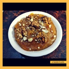 Besan ka halwa A picture of Besan ka halwa.