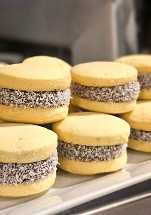 Una foto de Alfajores de maicena