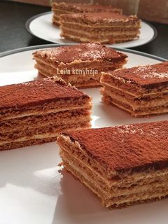Tejmentes marlenka szelet recept fotója