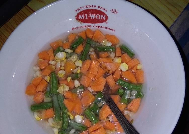 Asam manis sayur temen makan ayam tepung