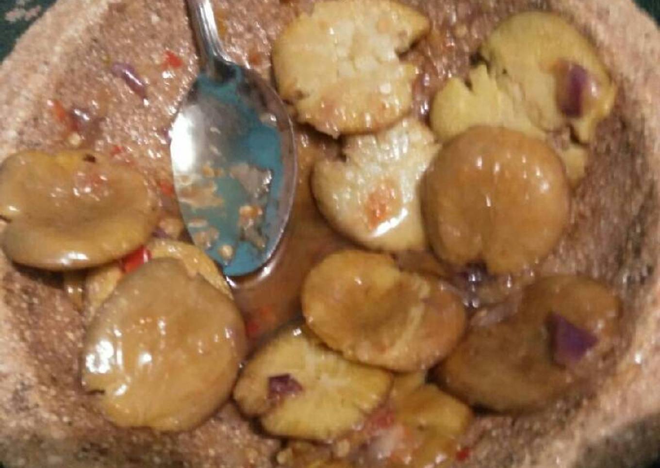 Jengkol pekprek/geprek