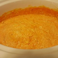 A picture of Buffalo chicken dip.