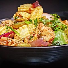 A picture of Baby corn - Paneer Chilli Garlic.