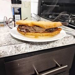 A picture of Italian Beef sandwiches.