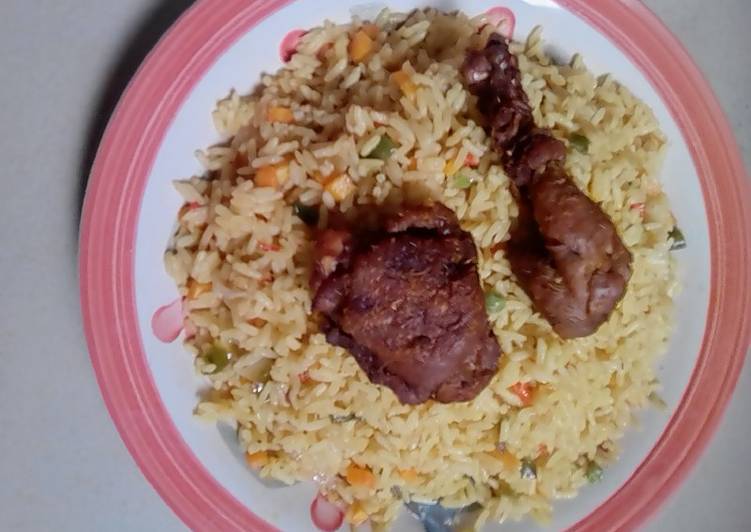 Steps to Make Quick Jollop with veggies Cooking Basics for Newbies