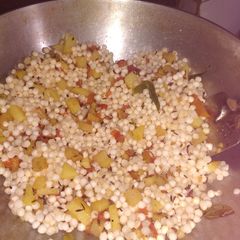 A picture of Sabudana khichdi.