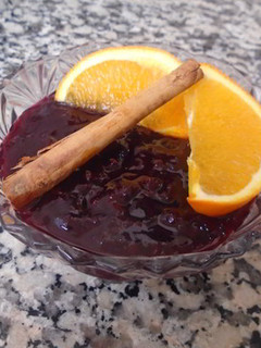 Una foto de Mermelada de arándanos y naranja con canela y jengibre