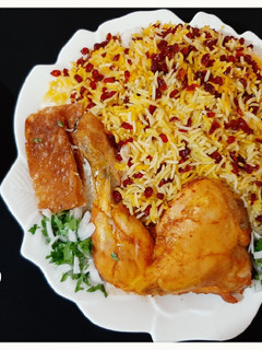 عکسی از دستور زرشک پلو بامرغ