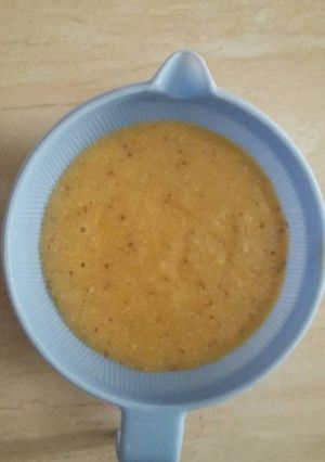 Foto resep Mpasi 7+,beras merah putih plus jagung dan tahu putih