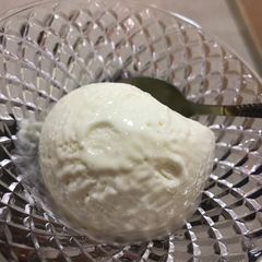 A picture of Vanilla ice cream.