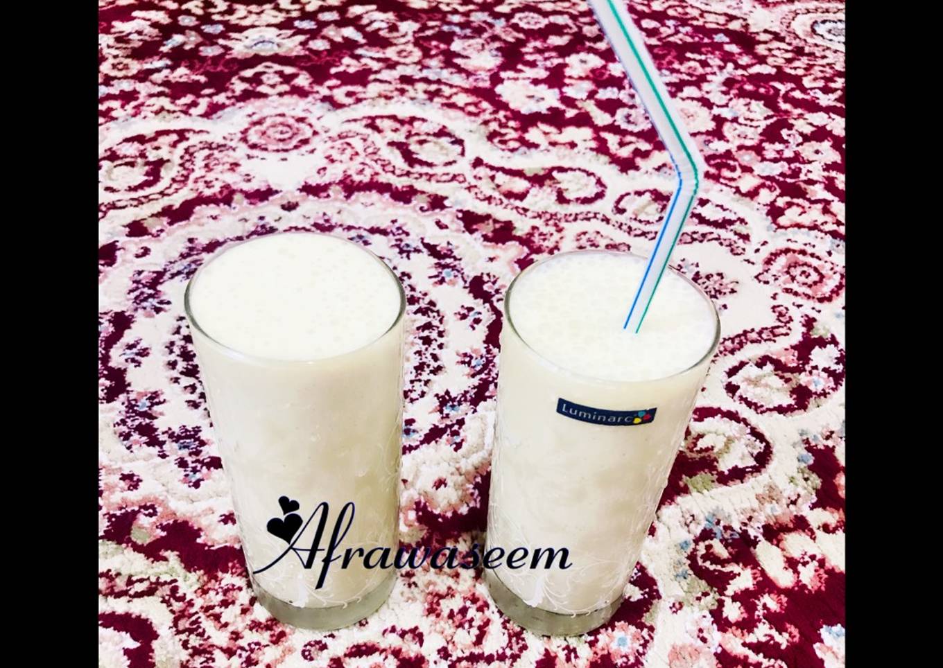 Figs & guavas milkshake..!