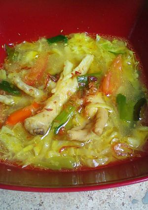 Foto resep Soto Ceker sederhana