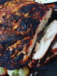 Una foto de Pierna de cerdo horneada