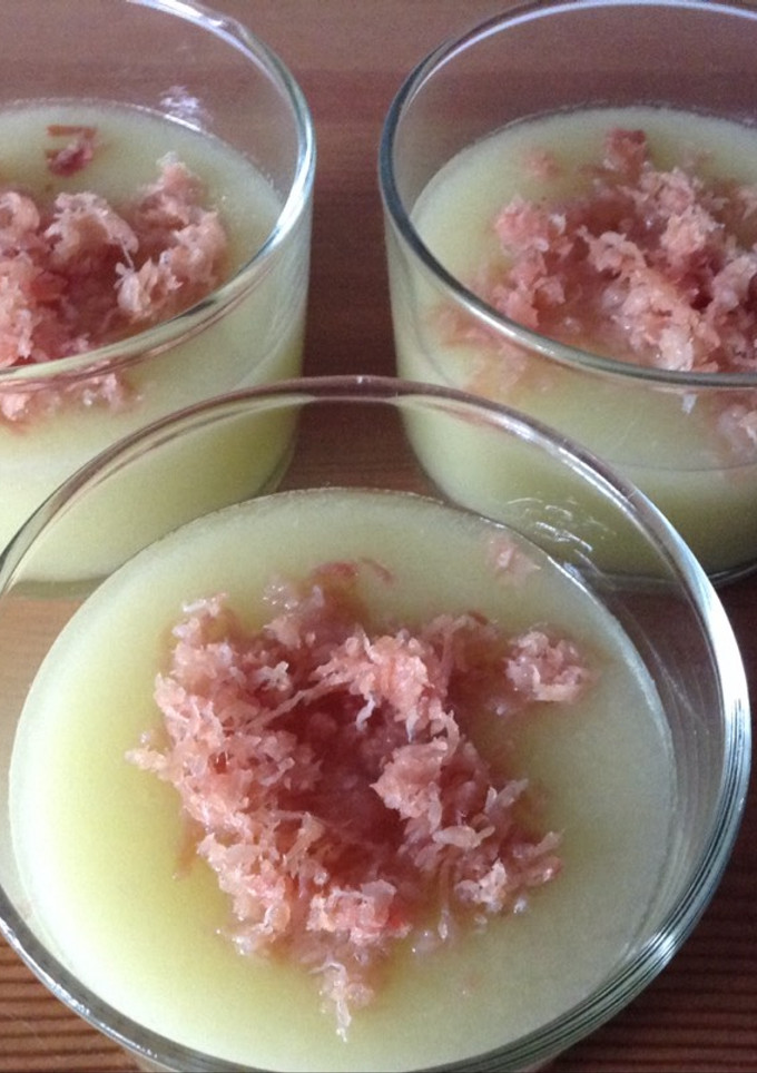 Una foto de Vasitos de melón con jamón