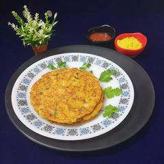 A picture of Leftover Rice Thepla / Gharavda.