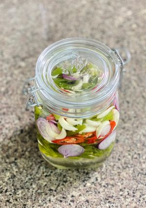 Hình của món Dưa Rau Muống.