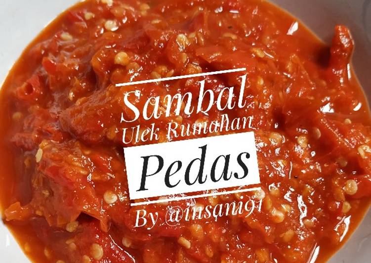 Bagaimana Menyiapkan Sambel Ulek Rumahan Pedas 🌶️🌶️ yang Lezat