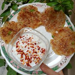 A picture of Rajgira sago tikki.