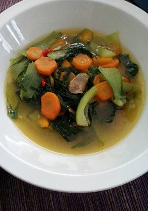 Foto resep Tumis pakchoy wortel