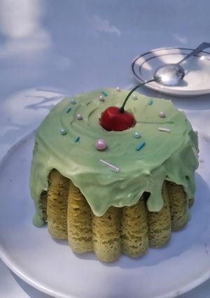 Foto resep Cake Matcha Combo Creamy