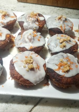 Una foto de Muffins de zanahoria