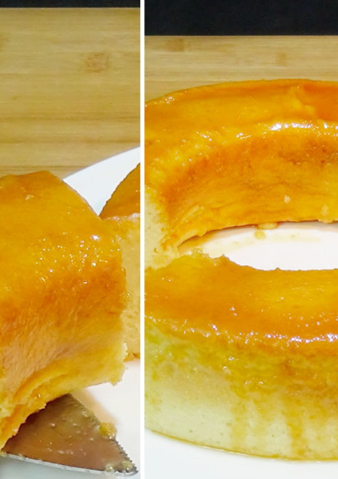 Una foto de Pudín o budín de piña