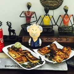 A picture of Peri Peri Sesame Grilled Paneer Recipe.