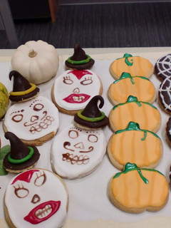 Una foto de Galletas de mantequilla y jengibre halloween