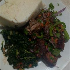 A picture of Tamarind chicken.