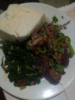 A picture of Tamarind chicken.