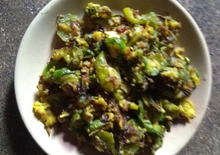 Jhinge fry(ridged gourd(Turai)fry)