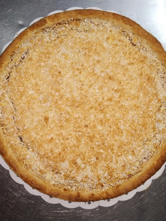 Una foto de Tarta de coco y dulce de leche