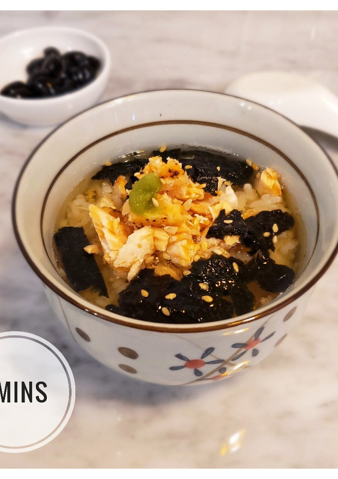 簡單版鮭魚茶泡飯 的食譜成品照片
