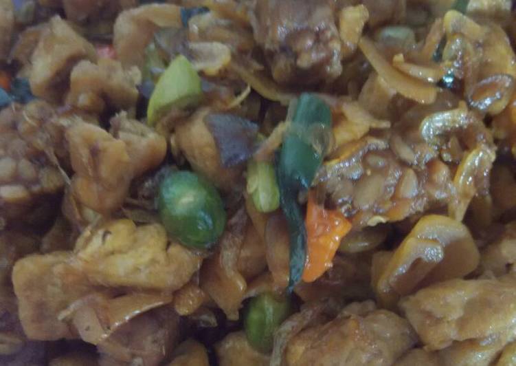 orek tahu tempe pete