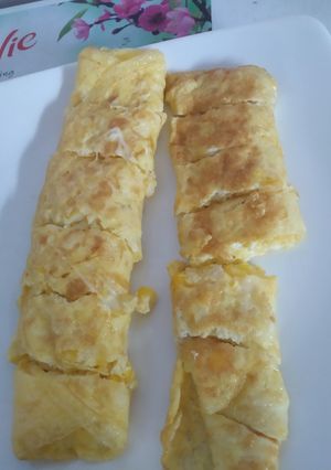 Hình của món Trứng cuộn phô mai.