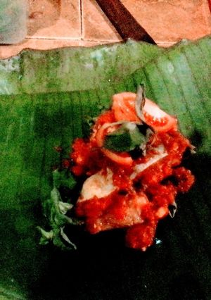 Foto resep Pepes tongkol bumbu merah