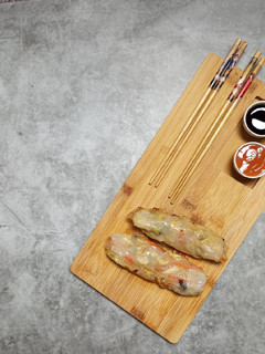 Una foto de Rollitos de primavera