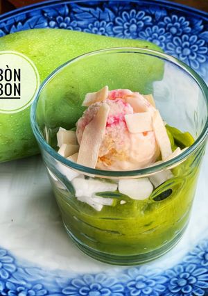 Hình của món Kem Bơ.