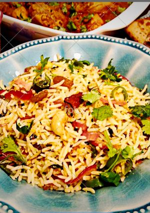 A picture of Fennel Spiced Biryani Pulao.