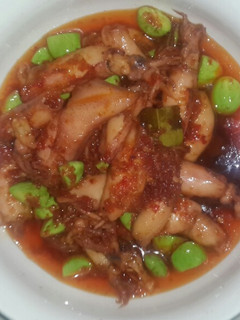 Foto resep Balado cumi asin pete
