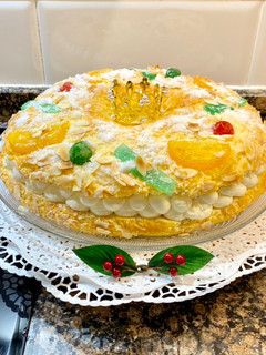 Una foto de Roscón de reyes muy esponjoso “sin gluten”