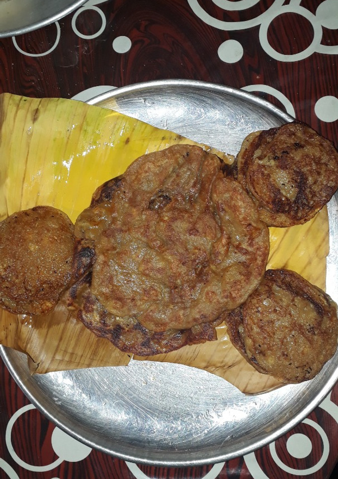 மினி பான்கேக் செவ்வாழை பழ தோசை செய்முறை முக்கிய புகைப்படம்